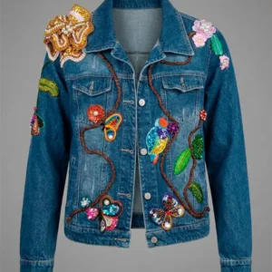 jacket jens embroidered