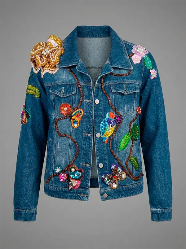 jacket jens embroidered